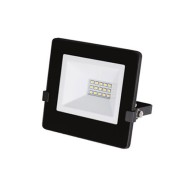 Προβολέας LED-SMD slim 10W 230V με φωτοκύτταρο 4000Κ ενδιάμεσο φως IP65 σε μαύρο χρώμα