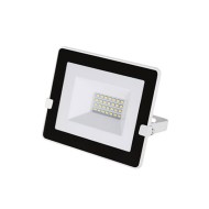 Προβολέας LED slim SMD 20W 230V 4000k ενδιάμεσο φως με φωτοκύτταρο ημέρας-νύχτας 1800lm IP65