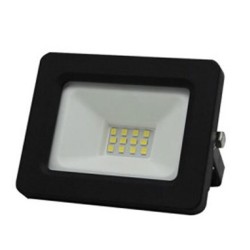 Προβολέας Led SMD 230V 10W με μπλε φως  120° μαύρο σώμα αλουμινίου IP65