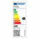 Προβολέας led smd λευκός 30W 230V με θερμό φως 3000Κ 3300lmn στεγανός IP65 και καλώδιο 50cm 