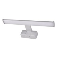 Φωτιστικό LED λουτρού 8W ενδιάμεσο χρώμα φωτός 4000Κ 640lm αλουμινίου σε σατινέ απόχρωση με βάση & μήκος 40cm