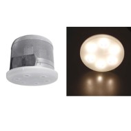 Led σποτ χωνευτό μεταλλικό σατινέ με 6 led των 3W θερμό φως εναλλαγής δέσμης