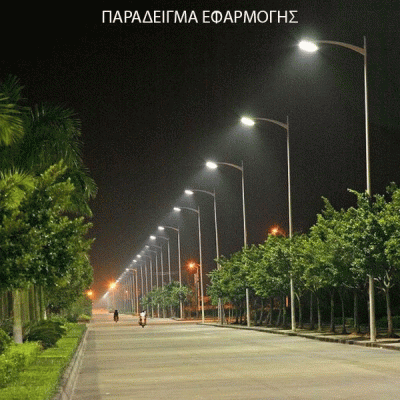 Led smd φωτιστικό δρόμου 120W 100-265VAC ενδιάμεσο φως 4000k 13200lm στεγανό IP65 Led smd φωτιστικό δρόμου 120W 100-265VAC ενδιάμεσο φως 4000k 13200lm στεγανό IP65