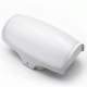 Led απλίκα αλουμινίου 132x225mm 12W 230V θερμό φως 3000k 960lm λευκή στεγανή IP54