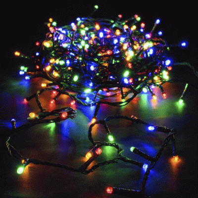 200 Χριστουγεννιάτικα mini led πολύχρωμα λαμπάκια με σταθερό & εναλλασσόμενο πρόγραμμα ΙΡ44
