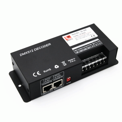 Μηχανισμός DMX512 για led RGB 12VDC/288W 24VDC/576W 24A