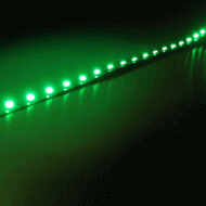 Ταινία Led κομμάτι 50cm 2.4W 12VDC πράσινο φως 30led δέσμης 120° εσωτερικού χώρου IP20