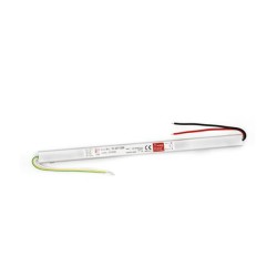 Τροφοδοτικό στενό για ταινίες led 60W από 240V σε 12VDC IP20 διαστάσεων 312x18x18mm