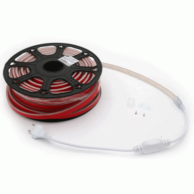 Ταινία Led 25m 230VAC 15W/m 120LED/m ψυχρό φως 6500k 1500lm/m IP65 Ταινία Led 25m 230VAC 15W/m 120LED/m ψυχρό φως 6500k 1500lm/m IP65