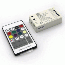 Μηχανισμός με τηλεχειριστήριο & Dimmer RF RGB/RGB+W 5/12/24VDC 16A