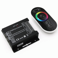 Μηχανισμός με τηλεχειριστήριο controller & Dimmer RGB+W 4x8a 12VDC/384W 24VDC/768W
