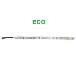 Led ταινία 5m ECO 4.8W/m 12VDC πράσινο φως στεγανή IP54 λευκή αυτοκόλλητη για εξωτερικούς χώρους