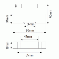 Χρονικό (timer) ράγας KAEL ZRXX.G 24V AC-DC 230V 1 module DELAY ON-OFF λειτουργία Χρονικό (timer) ράγας KAEL ZRXX.G 24V AC-DC 230V 1 module DELAY ON-OFF λειτουργία