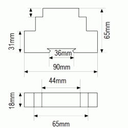Εναλλακτής 2 ή 3 αντλιών ράγας 220V 28x82x80mm KAEL HSR.G
