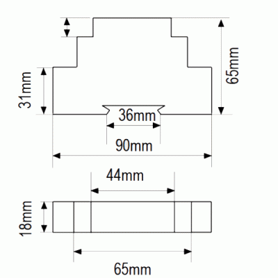 Εναλλακτής 2 ή 3 αντλιών ράγας 220V 28x82x80mm KAEL HSR.G
