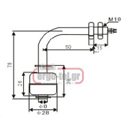 Μικροφλοτέρ HUTO ΗΤ-304-2 220VAC/24VDC 0.8Α -10°C έως 130°C