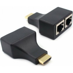 Επέκταση HDMI by cat-5e/6 για μετάδοση έως 30 μέτρα για 1080p