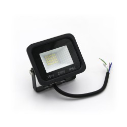 Προβολέας Led SMD 230V 10W με λευκό φως 900lm 120°  μαύρο σώμα αλουμινίου IP65