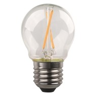 Λάμπα Led σφαιρική Crossed Filament 4.2W E27 3000K θερμό φως 220-240V και γωνία δέσμης 360°