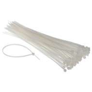 Δεματικά καλωδίων POWERTECH TIES-007 200x3.6mm διάφανα σε συσκευασία 100τμχ