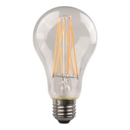 Λάμπα LED Crossed Filament 4.5W E27 θερμό λευκό φως 3000K A60 220-240V με διάφανο κάλυμμα
