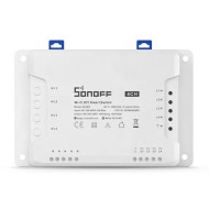 Διακόπτης WiFi SONOFF Smart 4CH R3 100-240V AC 50/60Hz 4 θέσεων 16A λευκός