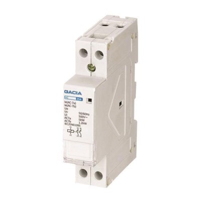 Ρελέ ράγας GACIA 2x25A 2NO 2P 24V AC IP20