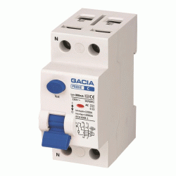Ρελέ διαρροής Gacia 2x63A 10kA 300mA Type AC+S