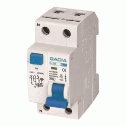 Ρελέ RCBO Gacia διπολικό 1P+N 40A 4,5kA 30mA Type AC