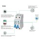 Ρελέ μονοπολικό 1P+N RCBO 40A 4,5Ka 30mA TYPE AC