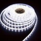 Λωρίδα LED 5m αδιάβροχη IP65 14.4W/m 6000k ψυχρό λευκό φως 220VAC λευκή 60LED5050/m