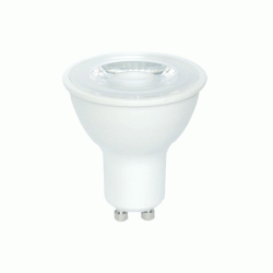 Λάμπα led GU10 5W 230V 3000k θερμό λευκό φως δέσμης 38° 440 lumen Ø50mm