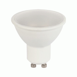Λάμπα led smd GU10 5W 230V 3000k θερμό λευκό φως δέσμης 105° 440 lumen Ø50mm