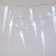 20 led βροχή 5mm με 10 μεγάλους σταλακτίτες 16cm και 10 μικρούς 11cm & μετασχηματιστή IP44