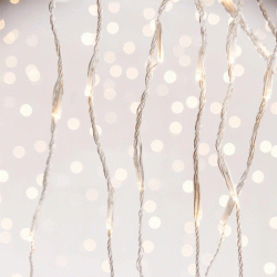 240 Χριστουγεννιάτικα led λαμπάκια 3mm με snowfall πρόγραμμα διάφανο καλώδιο & μετασχηματιστή IP44