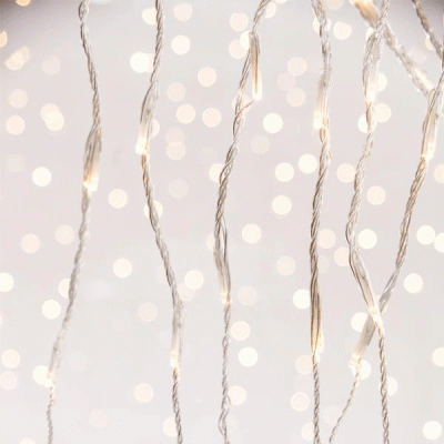 240 Χριστουγεννιάτικα led λαμπάκια 3mm με snowfall πρόγραμμα διάφανο καλώδιο & μετασχηματιστή IP44