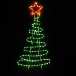 Δέντρο LED 112x51cm κόκκινο-πράσινο φως 17W με πρόγραμμα εξωτερικής τοποθέτησης στεγανό IP44 Δέντρο LED 112x51cm κόκκινο-πράσινο φως 17W με πρόγραμμα εξωτερικής τοποθέτησης στεγανό IP44