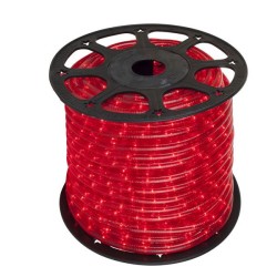 LED φωτοσωλήνας δικάναλος κόκκινος 50m με 36λαμπάκια/m 3.4W/m στρογγυλός και στεγανός LED φωτοσωλήνας δικάναλος κόκκινος 50m με 36λαμπάκια/m 3.4W/m στρογγυλός και στεγανός