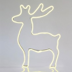 Τάρανδος NEON LED 51x65cm θερμό λευκό φως 22.5W εξωτερικής χρήσης στεγανό IP44