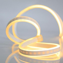 Neon LED φωτοσωλήνας θερμό λευκό χρώμα δύο όψεων με 120λαμπάκια/m 7.5W/m 50m εσωτερικού χώρου Neon LED φωτοσωλήνας θερμό λευκό χρώμα δύο όψεων με 120λαμπάκια/m 7.5W/m 50m εσωτερικού χώρου