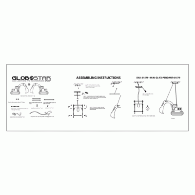 GloboStar® EXCAVATOR 61579 Μοντέρνο Παιδικό Κρεμαστό Φωτιστικό Οροφής Μονόφωτο 1 x E27 Κίτρινο PVC Φιγούρα Εκσκαφέας-Φαγάνα Μ45 x Π15.5 x Υ27cm