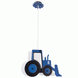 Παδικό κρεμαστό φωτιστικό Οροφής Tractor φαγάνα  μονόφωτο 1 x E27 Μ40 x Π15.5 x Υ26.5cm