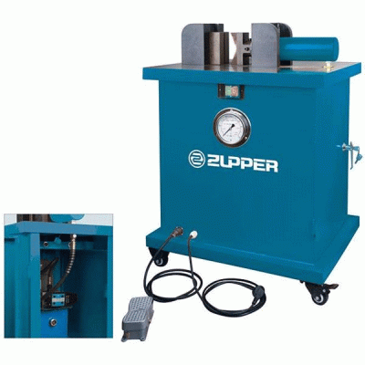 Κουρμπαδόρος μπαρών χαλκού 230V 50Hz 600x660x700mm για μπάρες έως 150x10mm² VHB-150 ZUPPER