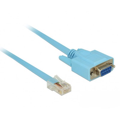 Καλώδιο DELOCK 63341 Serial RS-232 DB9 θηλυκό σε RJ45 αρσενικό μήκους 1m