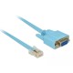 Καλώδιο DELOCK 63341 Serial RS-232 DB9 θηλυκό σε RJ45 αρσενικό μήκους 1m