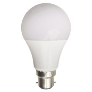 Λάμπα led αχλάδι A60 B22 6W 220-240V ψυχρό φως 6500k 480lm δέσμης 300° 25000h