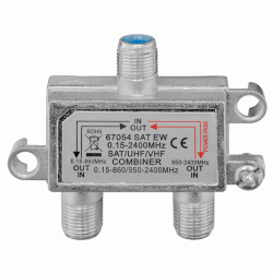 SAT-TV combiner GOOBAY 67054 0.15 MHz 2400MHz 100dB
