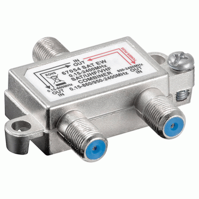 SAT-TV combiner GOOBAY 67054 0.15 MHz 2400MHz 100dB