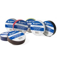 Μονωτική ταινία PVC CONTACT ITALIA P252515-NE μαύρη αυτοσβηνόμενη γενικής χρήσης