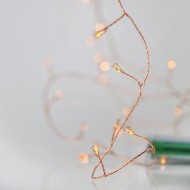 50 led λαμπάκια σε σειρά μπαταρίας cluster θερμό φως με μπρονζέ καλώδιο χαλκού IP20 50 led λαμπάκια σε σειρά μπαταρίας cluster θερμό φως με μπρονζέ καλώδιο χαλκού IP20